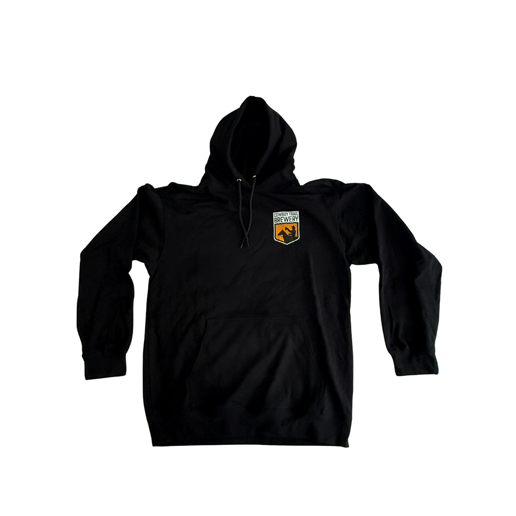 Cowboy Trail Brewery Black Cheers to the West Hoodie