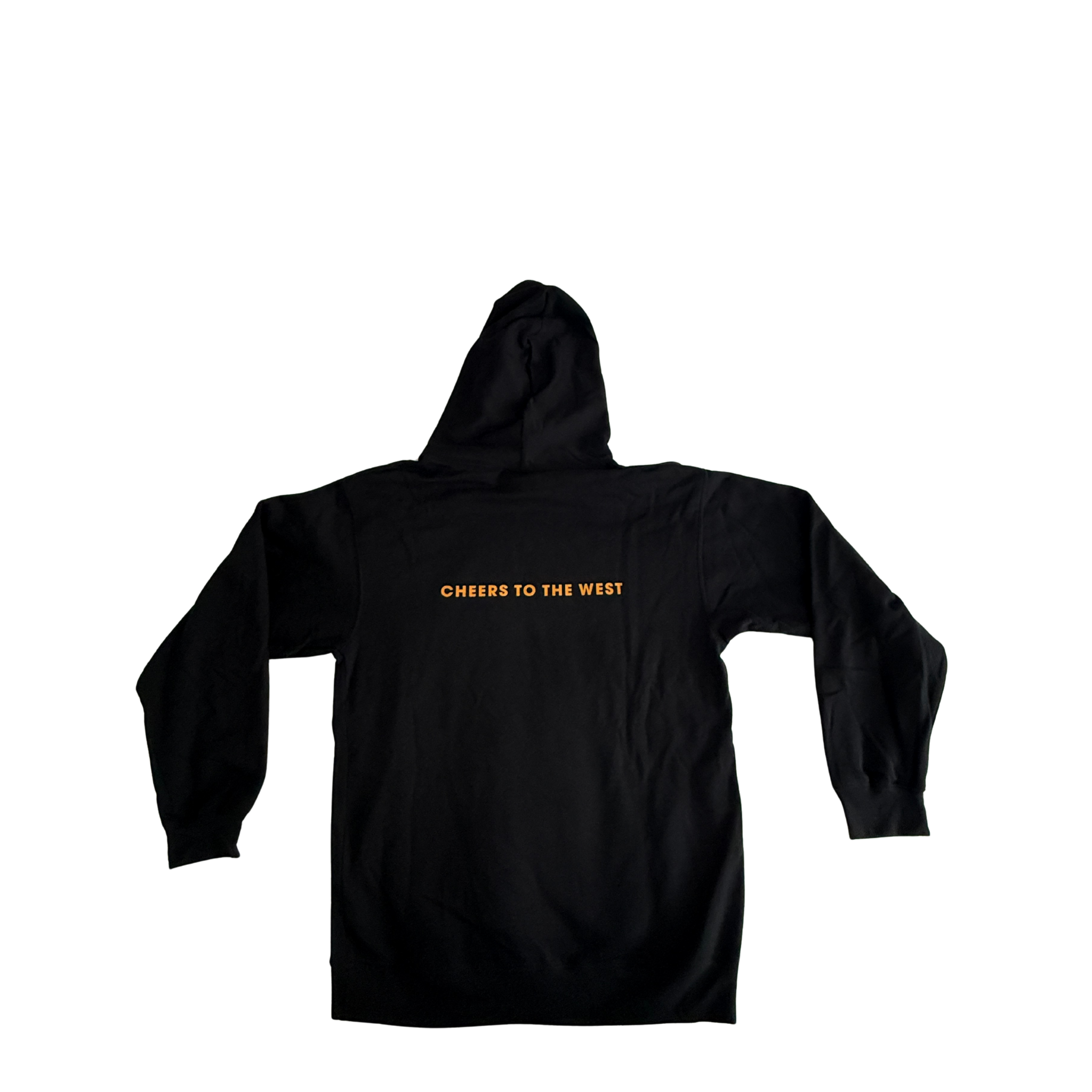 Cowboy Trail Brewery Black Cheers to the West Hoodie